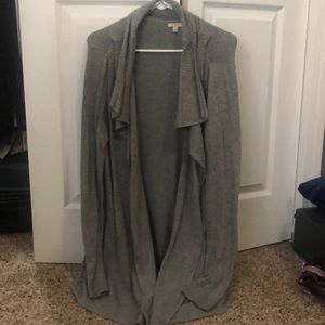 Gray cardigan